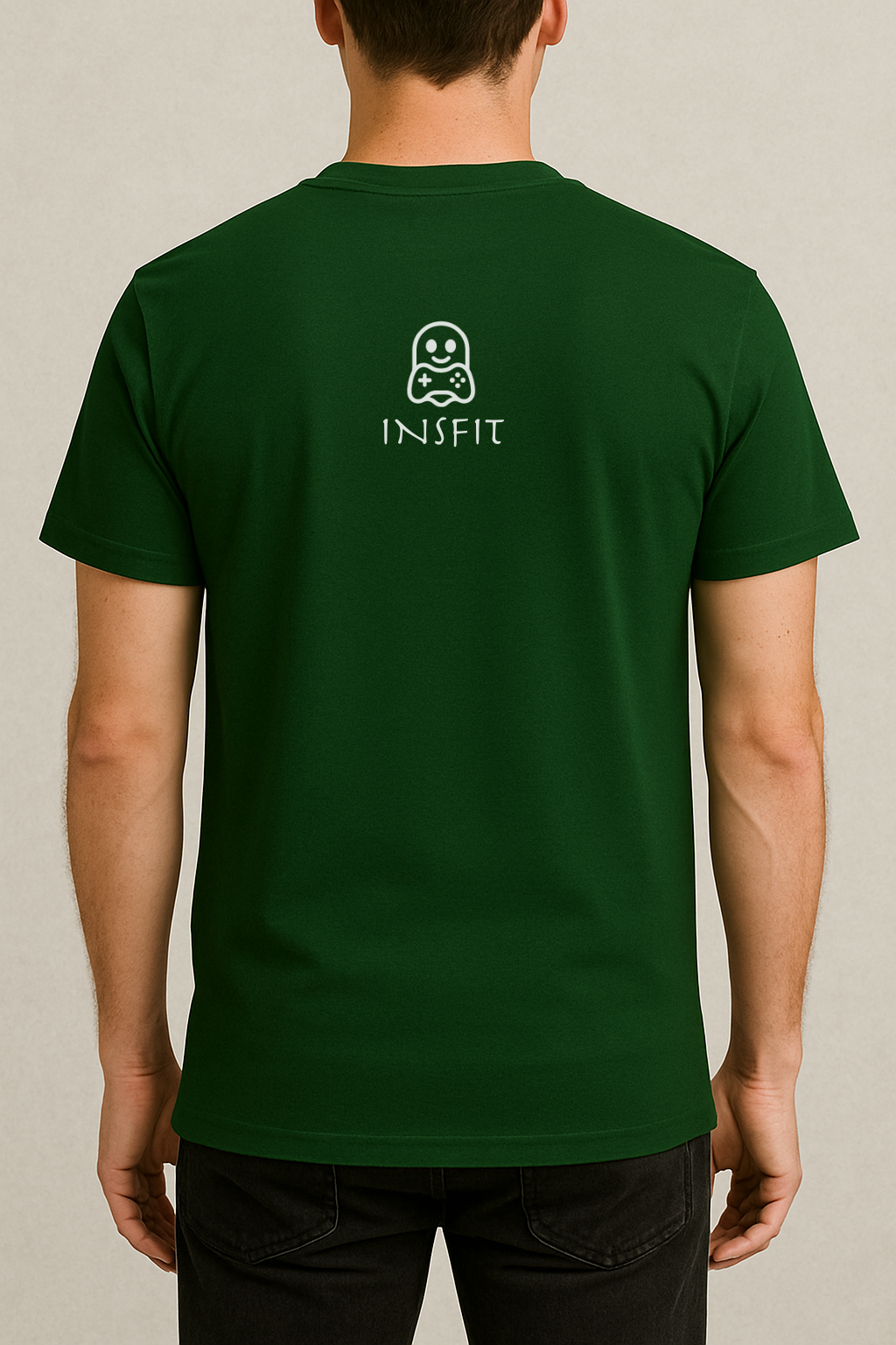 Hang In There – Astronaut Survival Graphic Tee (Bottle Green)