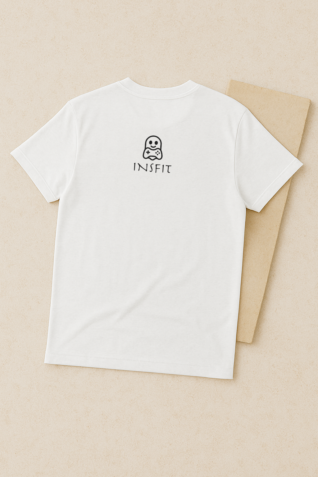 Hungry But Still Cracked โ Gamer Panda Graphic Tee (White)