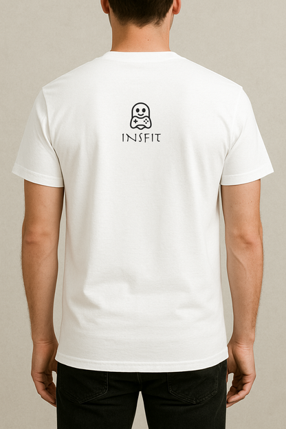 Chai Se Horror Bhagao – Desi Ghost Meme Tee (White)